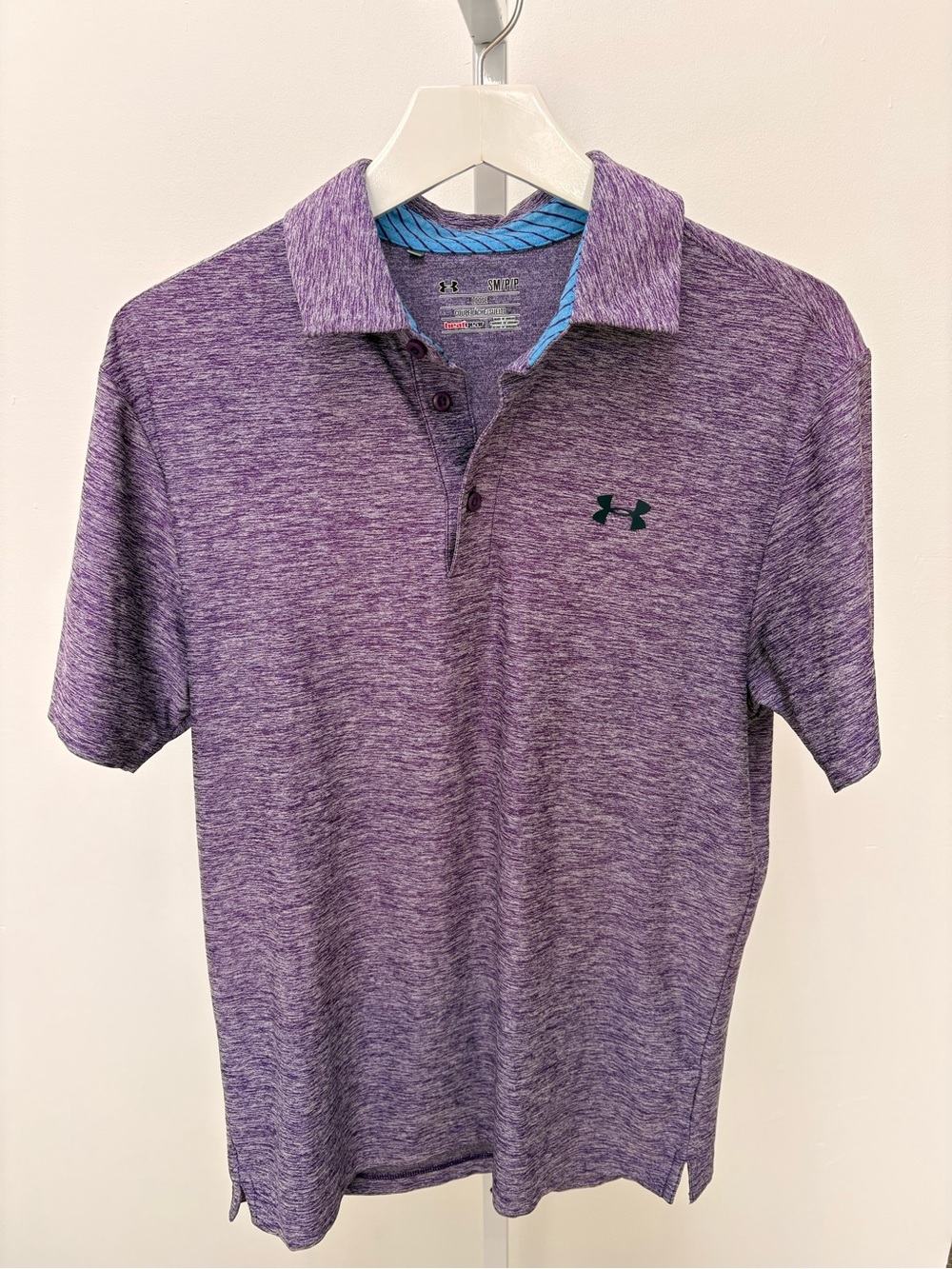 Under Armour Purple Heather Polo